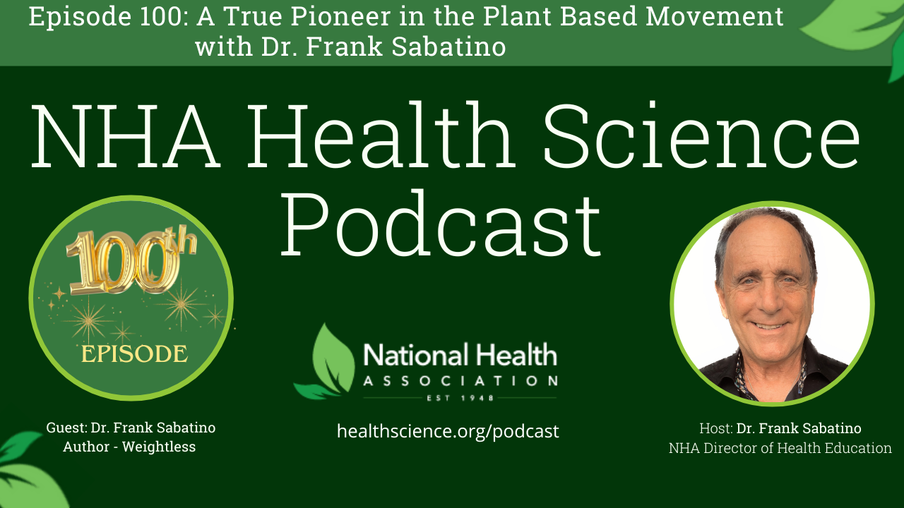 100: A True Pioneer in the Plant Based Movement with Dr. Frank Sabatino